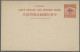 GA China - Postal Stationery: 1922-23, Reply PSC 4c + 4c Junk Red Without Frame Wit - Cartes Postales