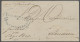 Cover Dutch India: 1854, Brief Mit Großem, Blauem Ovalstempel "BANJOEMAAS ONGE FRANKEE - Netherlands Indies