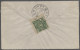Cover Tibet: 1933, Cover From LHASA Bearing 4 T. Green, Very Fine - Asia (Other)