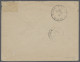 Cover Wallis+Futuna Islands: 1922, AP 8, Letter To England Franked Four Overprint Valu - Autres & Non Classés