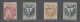 **/* Italian Somaliland: 1916, Rotes Kreuz, Italien Mi.-Nr. 120-123 Mit Aufdruck "SOM - Somalia