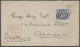Cover Lagos: 1896, "Victoria" 2 1/2 Penny Entwertet Mit Ovalstrichstempel, Als Einzelf - Nigeria (...-1960)
