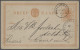 GA Oranje Free State - Postal Stationery: 1899, Een Penny Orange, Postkarte Aus Phi - Andere & Zonder Classificatie