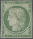 */(*) France: 1862, Ceres Geschnitten, Die 15 C. Gelblichgrün Und Die 1 Fr. Karmin Jew - Ungebraucht