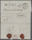 Cover Greece -  Pre Adhesives  / Stampless Covers: 1839, EL From SYRA To Trieste, Trea - ...-1861 Prephilately