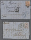 Delcampe - Cover Great Britain: 1858-1869, Sechs Gute Auslandsbriefe, Im Einzelnen: Mi.-Nr. 13 Z - Covers & Documents