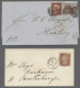Delcampe - Cover Great Britain: 1859-1875, Partie Aus Zehn Briefen, Dabei Mi.-Nr. 13 Y Auf Brief - Covers & Documents