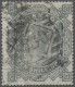 O Great Britain: 1878, Königin Victoria Im Großformat, 10 Sh. Dunkelgrüngrau, Etwa - Gebruikt