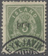 O Iceland: 1897, Ziffer Mit Krone, 5 Aurur Grün, Gez. 12 3/4 Mit Großem Aufdruck " - Other & Unclassified