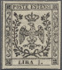 * Old Italian States: Modena: 1852, Michel Nrn.1Ia, 1Ib, 2I, 5I, 6I, Hinged, Luxus - Modena