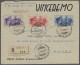 FDC Italy: 1941, Waffenbrüderschaft (Fratellanza), 50 C. Bis 1.25 Lire, Die Drei Am - Other & Unclassified