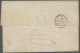 Cover Crete - Pre Adhesives  / Stampless Covers: 1851, Turkish Period, EL From Lyon Sh - Crète