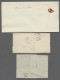 Cover Luxembourg -  Pre Adhesives  / Stampless Covers: 1843-1852, DIEKIRCH, Vier Brief - ...-1852 Voorfilatelie