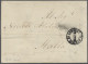 Cover Malta - Specialities: DISINFECTED MAIL: 1862, EL From Odessa To Malta Showing Ch - Malte