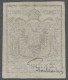 O Österreich: 1850, Wappenzeichnung 2 Kreuzer Schwarz Auf Handpapier, Vollrandig G - Oblitérés