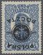 ** Poland: 1918, österreichische Feldpostmarke 45 H. Blau Mit Kopfstehendem Aufdruc - Nuevos