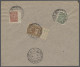 Cover Russia: 1918, Stempelmarken Als Freimarken Verwendet, Zarenkrone, 20 Kop. Brauno - Lettres & Documents