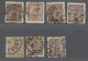 O Sweden: 1858, 30 Oere, 10 Choice Copies Showing Different Shades Of Colour And A - Used Stamps