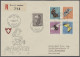 FDC Schweiz: 1950, Pro Juventute, Vollständiger Satz Auf Motiv-FDC Als R-Brief Aus B - Lettres & Documents