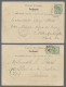 PPC Thematics: Antarctic: 1900, Belgian Antarctic Expedition, Four Different Postal - Autres
