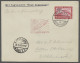 Air Mail Zeppelin Mail - Germany: 1934, Chicagofahrt, 1 M. Schwarzrosa, Einzelfrankatur A - Poste Aérienne & Zeppelin