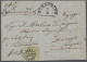 Brf. Bayern - Marken Und Briefe: 1852, 21.10., 9 Kr. Mit Teilen Der Schnittlinien Auf - Autres & Non Classés