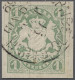 Delcampe - O/Briefstück Bayern - Marken Und Briefe: 1867, Staatswappen Auf Sockel, 1 Kr. Grün, Geschnitt - Otros & Sin Clasificación