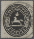 O Braunschweig - Marken Und Briefe: 1865, Freimarke 1/3 Gr. Schwarz Entwertet Mit - Brunswick