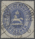 O Braunschweig - Marken Und Briefe: 1865, Freimarke 2 Gr. Blau Mit Vierseitig Voll - Braunschweig