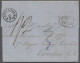 Brf. Hamburg - Schwedisch/Norwegisches Postamt: 1862, Brief Von Stockholm Nach London - Hambourg