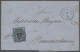 Brf. Hannover - Marken Und Briefe: 1851, Freimarke 1/15 Thaler Schwarz Auf Graublau V - Hanovre