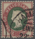 O Helgoland - Marken Und Briefe: 1875, "Victoria" 3 P./25 Pf. Lilakarmin/grün Entw - Héligoland