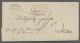 Brf. Sachsen - Vorphilatelie: 1828, Waagerecht Gefalteter Gerichtsbrief Mit Brotlaibs - Prephilately