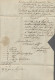 Brf. Sachsen - Vorphilatelie: 1828, Waagerecht Gefalteter Gerichtsbrief Mit Brotlaibs - Préphilatélie