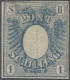 * Schleswig-Holstein - Marken Und Briefe: 1850, Freimarke 1 Schilling Blau Viersei - Andere & Zonder Classificatie