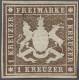 (*) Württemberg - Marken Und Briefe: 1859, Freimarke 1 Kreuzer Braun, Auf Papier Ohn - Sonstige & Ohne Zuordnung