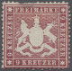 * Württemberg - Marken Und Briefe: 1861, Freimarke 9 Kreuzer Sattkarmin, Auf Dünne - Otros & Sin Clasificación