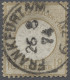 O Deutsches Reich - Brustschild: 1874, Großer Brustschild, 18 Kreuzer Ockerbraun M - Oblitérés