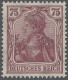 ** Deutsches Reich - Inflation: 1922, Germania, 75 Pf. Mit Wz. 2 (Waffeln), Die Sel - Ongebruikt