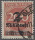 O Deutsches Reich - Inflation: 1923, Freimarke 2 Millionen Auf 200 Mark Mattkarmin - Usados