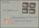 FDC/Viererblock Deutsches Reich - 3. Reich: 1944, Robert Koch 100. Geburtstag, 12 + 38 Rpf. Schw - Andere & Zonder Classificatie