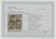 O/Viererblock Deutsches Reich - Dienst-Kontrollaufdrucke: 1923, Mecklenburger Notausgabe 1 Mil - Dienstzegels