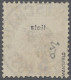 O Deutsche Post In China: 1900, Futschau-Provisorium Handstempelaufdruck "5 Pf" Au - China (kantoren)