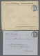 Brf. Deutsche Post In Der Türkei - Vorläufer: 1881-1882, Fünf Briefe, Jeweils Mit PFE - Turquie (bureaux)