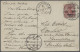 AK Deutsche Post In Der Türkei - Besonderheiten: 1909, DESTINATION SUMATRA, Germani - Turquia (oficinas)