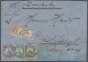 Brf. Deutsch-Ostafrika: 1905, Kaiseryacht 4 Heller Im Waagerechtem Paar Und 15 Heller - Duits-Oost-Afrika