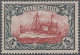 * Deutsche Kolonien - Kiautschou: 1901, Kaiseryacht, 5 Mark Grünschwarz / Bräunlic - Kiautschou