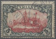 O Deutsche Kolonien - Marianen: 1901, Kaiseryacht Ohne Wz., 5 Mark Grünschwarz / D - Marianen