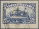 Delcampe - O/Briefstück Deutsche Kolonien - Marshall-Inseln: 1901, Kaiseryacht Ohne Wz., Die Vier Markwe - Marshall-Inseln