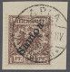 O/Briefstück Deutsche Kolonien - Samoa: 1900, Krone / Adler Mit Überdruck "Samoa", Kompletter - Samoa
